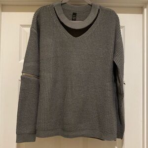 Fit style L/Xl gray women’s sweater